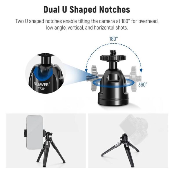 [823] Tripod mini máy ảnh và điện thoại NEEWER TP29 - Metroshop