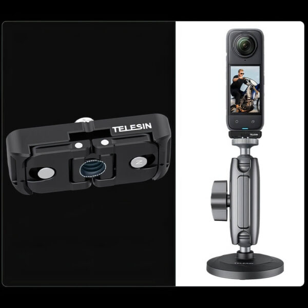 [587] Ngàm chuyển insta360 X4 sang GoPro - Osmo Action Telesin - Metroshop