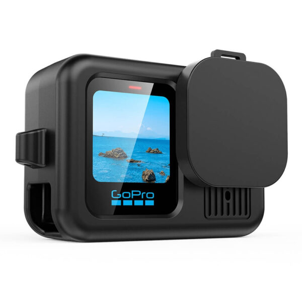 [356] Ốp bảo vệ GoPro 13 / 12 / 11 / 10 / 9 kèm nắp pin sạc Puluz - Metroshop