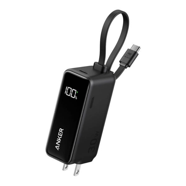 [482] Pin dự phòng 5.000mAh kiêm củ sạc 30W Anker A1636 - Metroshop