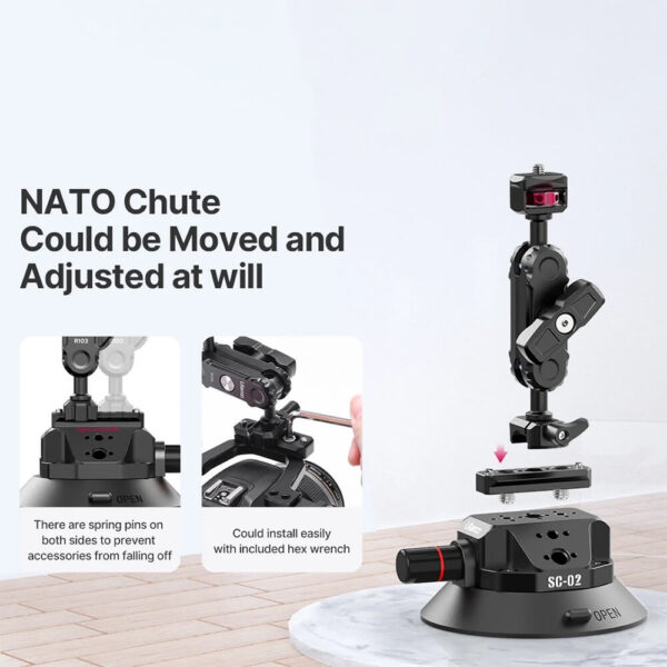 [714] Ulanzi SC02 Strong Suction Cup Mount - Metroshop