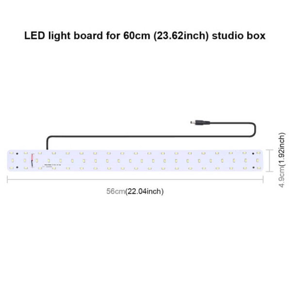 [54] Đèn Led Gắn Rời Hộp Chụp Sản Phẩm Puluz Kèm Adapter - Metroshop