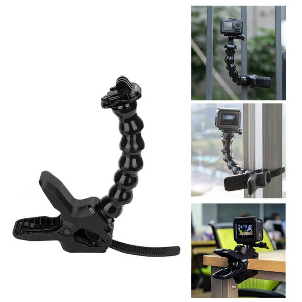 [696] Kẹp GoPro đa năng Telesin ( Jaws Flex Clamp ) - Metroshop