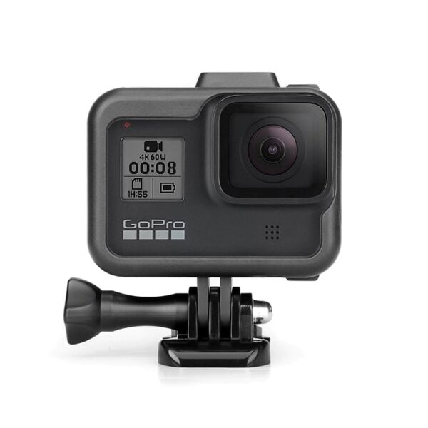 [235] Khung bảo vệ GoPro 8 tích hợp khe gắn LED MIC - Metroshop