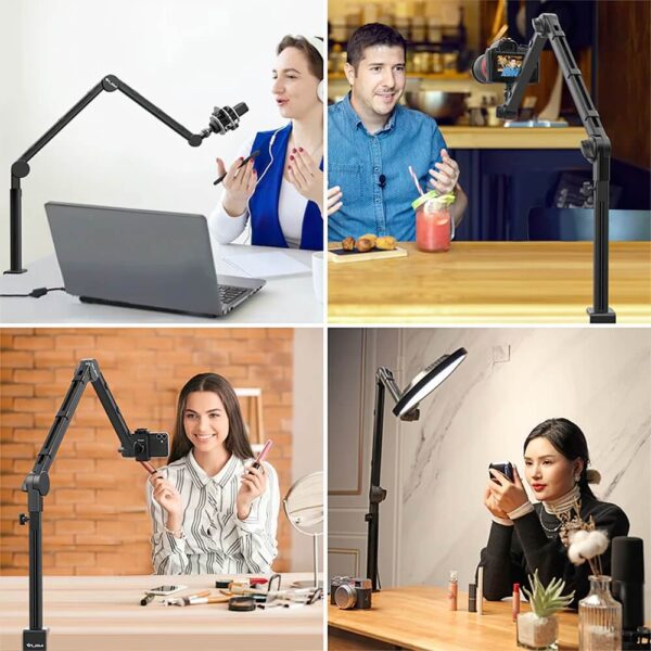 [320] Boom Arm Ulanzi VIJIM LS24 kẹp cạnh bàn - Metroshop