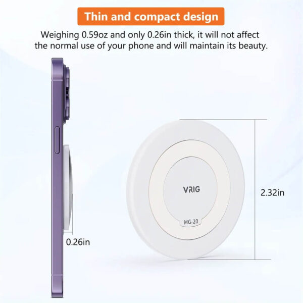 [685] Gương Selfie chụp ảnh quay video Magsafe VRIG MG-20 - Metroshop