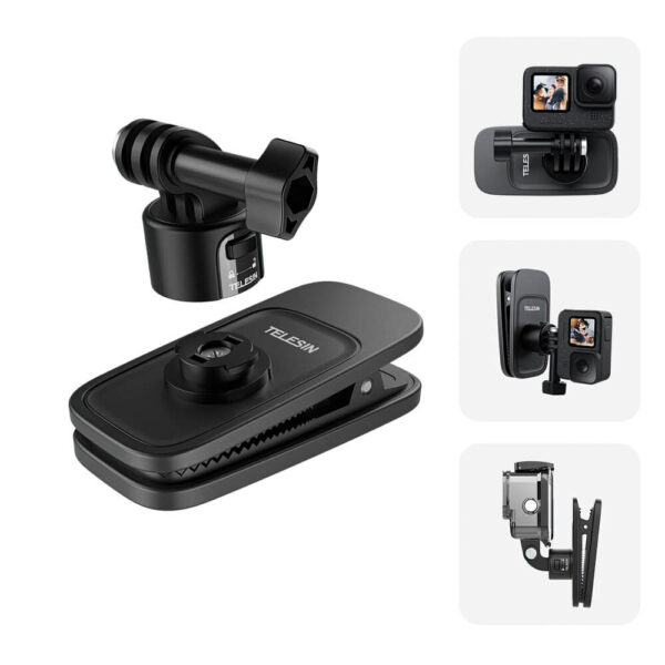 [554] Kẹp Balo GoPro Action cam Telesin Quick Release 2.0 - Metroshop