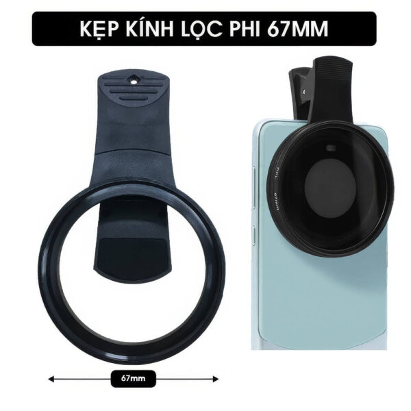 [294] Kẹp gắn kính lọc Filter 37mm 52mm 67mm - Metroshop