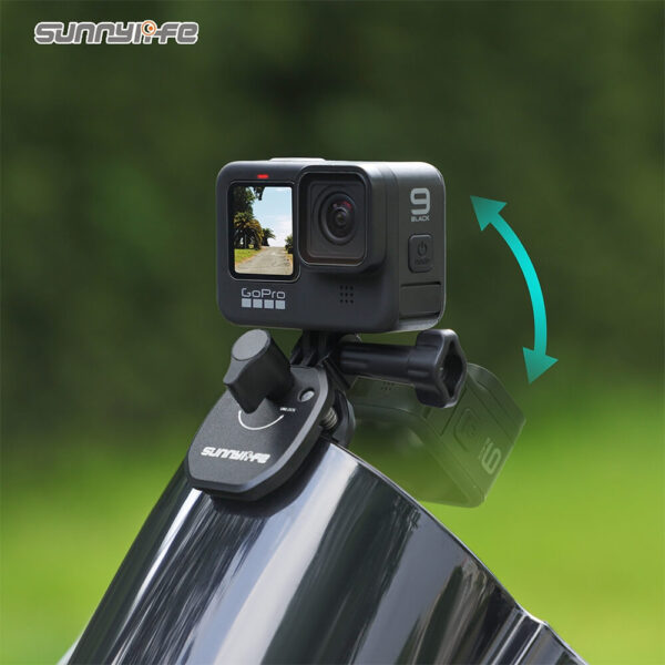 [332] Ngàm gắn Action cam kính chắn gió xe máy moto Sunnylife - Metroshop