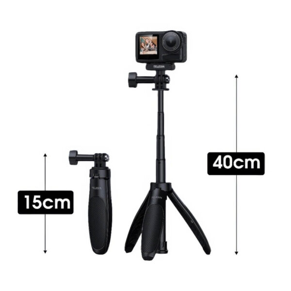 [236] Tay cầm mini GoPro và Action Cam Telesin 2.0 - Metroshop