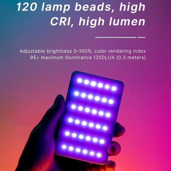 [41] Đèn LED Ulanzi VIJIM VL120 RGB Pin 3100MAh - Metroshop