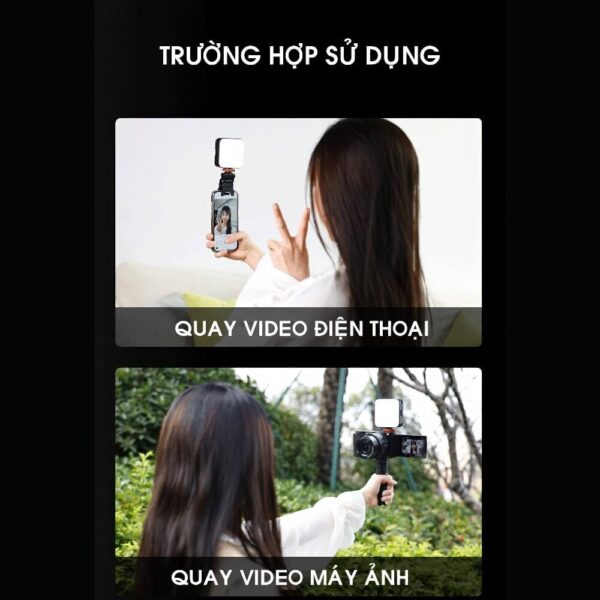 [584] Đèn LED mini quay Vlog VRIG FD54 - Metroshop