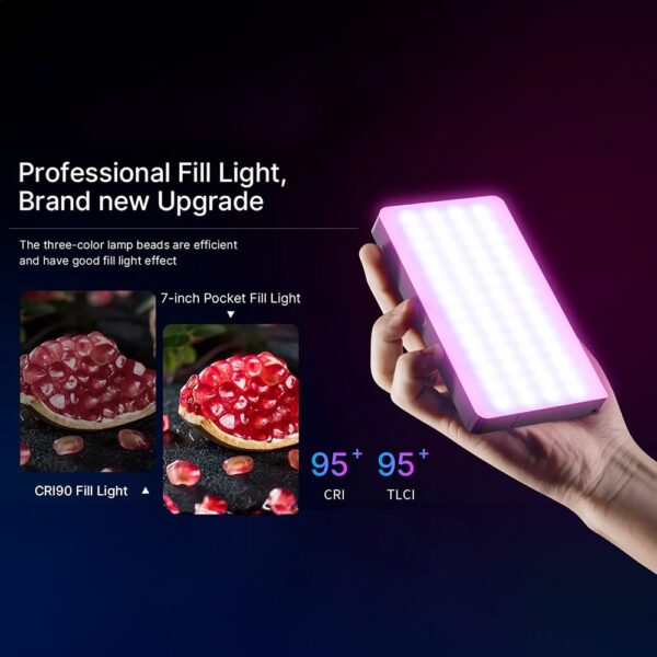 [901] Đèn LED quay phim chụp hình Ulanzi LT002 7" RGB - Metroshop