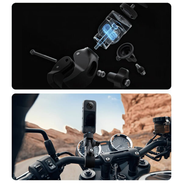 [419] Motorcycle Mount Bundle insta360 V2 - Metroshop