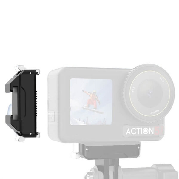 [394] Mount DJI Osmo Action ra Cold Shoe gắn LED MIC - Metroshop