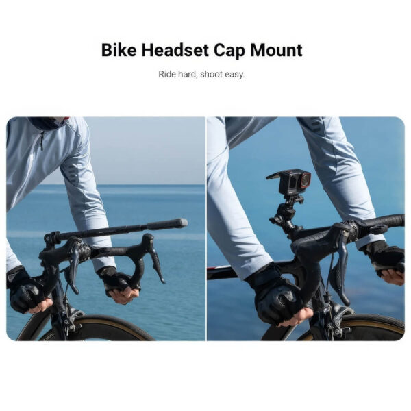 [943] Pat gắn insta360 đầu xe đạp Bike Headset Cap Mount - Metroshop