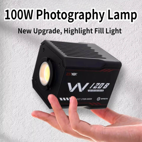 [575] Đèn LED 100W quay video di động ZSYB W120B - Metroshop