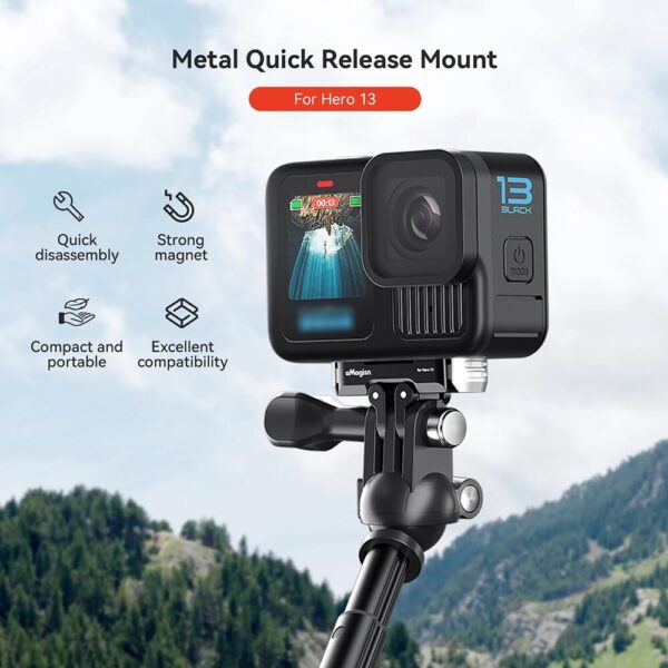 [218] Mount thao tác nhanh GoPro 13 Magnetic aMagisn - Metroshop