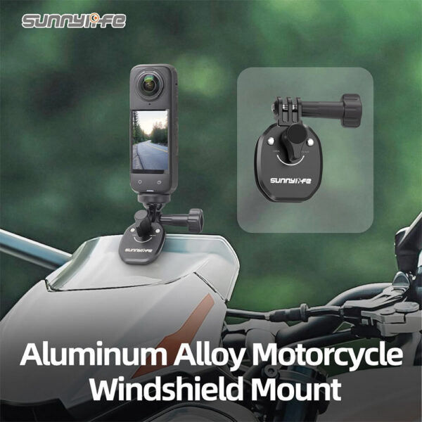 [332] Ngàm gắn Action cam kính chắn gió xe máy moto Sunnylife - Metroshop