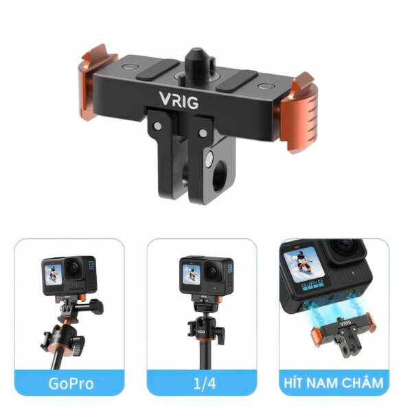 [19] Ngàm GoPro 13 thao tác nhanh VRIG AC-28 - Metroshop