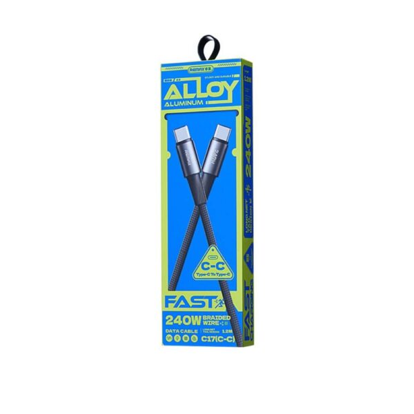 [513] Cáp sạc nhanh 240W Type-C to Type-C Remax C17 - Metroshop