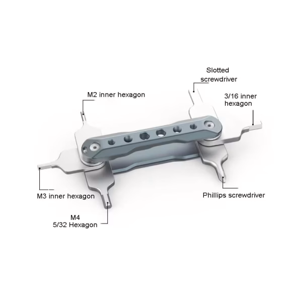 [638] Bộ tool đa năng gắn phụ kiện máy ảnh UURIG PT-18 - Metroshop