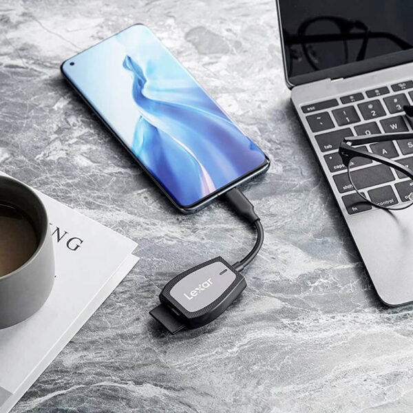 [624] Đầu đọc thẻ Type-C Lexar 3.2 Gen 1 đọc 312MB/s - Metroshop