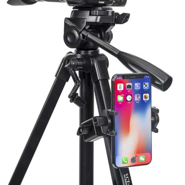 [611] Kẹp điện thoại lên thân tripod Livestream nhiều máy - Metroshop