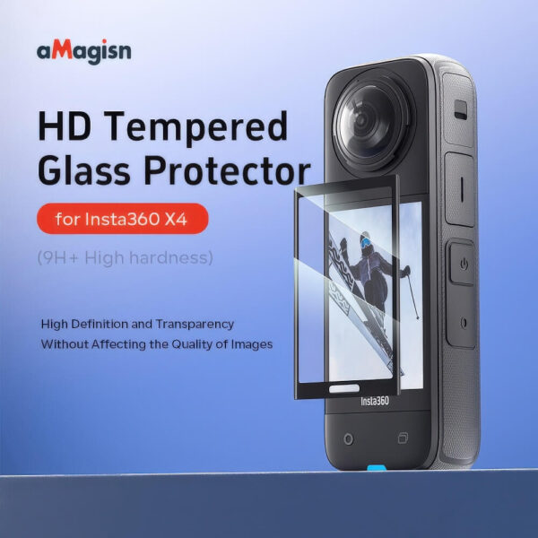 [780] Cường lực màn hình insta360 X5 / X4 aMagisn (2 bộ) - Metroshop