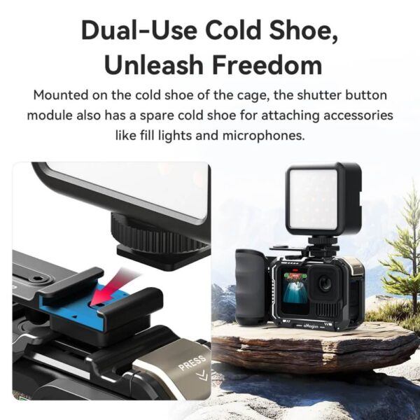 [430] Grip chụp hình cho insta360 Ace Pro 2 / GoPro aMagisn - Metroshop