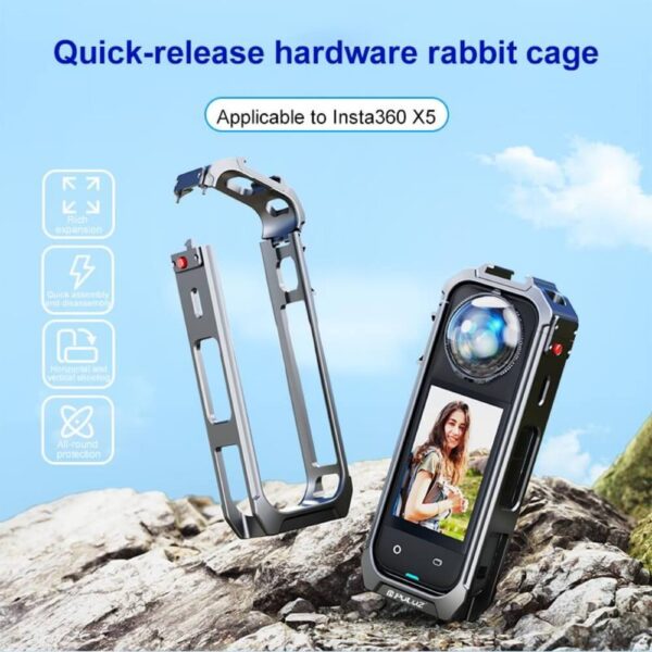 [849] Khung bảo vệ insta360 X5 Puluz PU748H - Metroshop