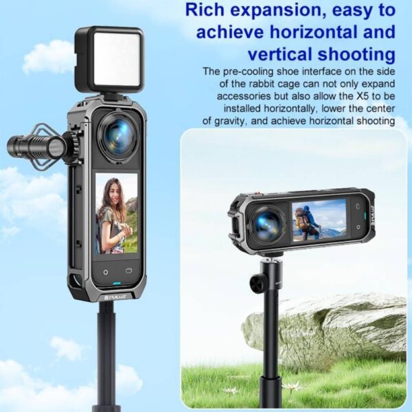 [849] Khung bảo vệ insta360 X5 Puluz PU748H - Metroshop