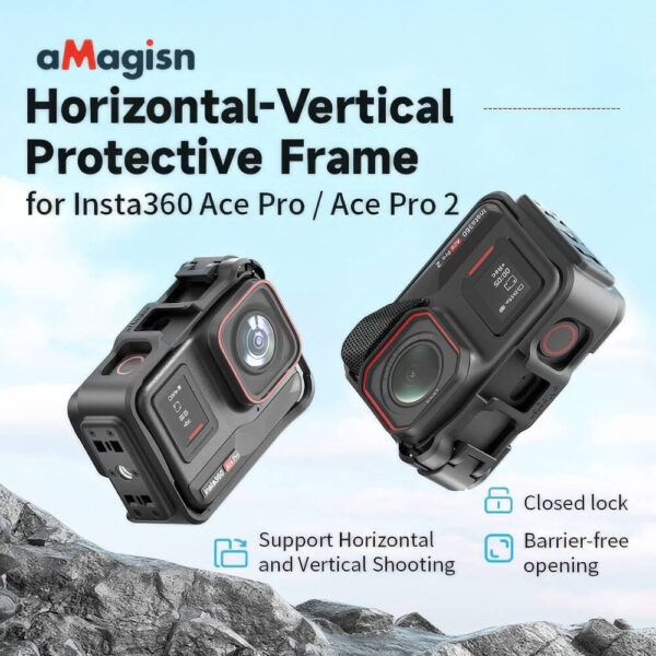 [289] Khung insta360 Ace Pro 2 / Ace Pro quay dọc Amagisn - Metroshop