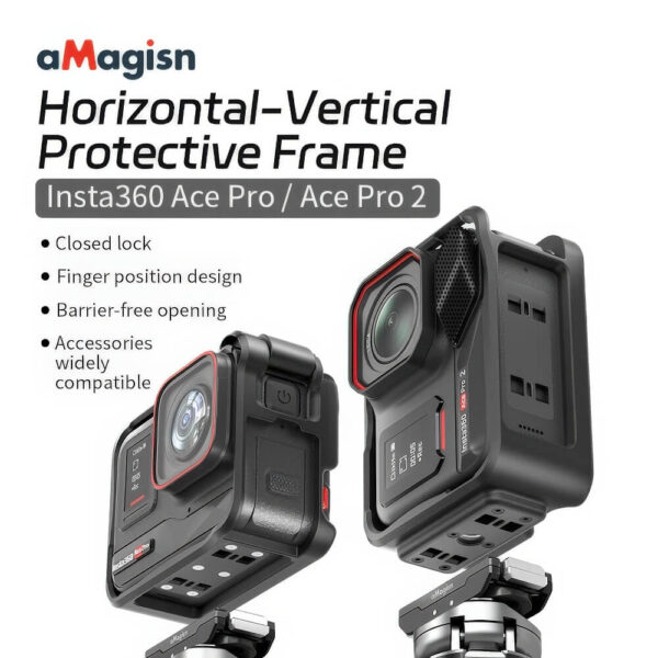 [289] Khung insta360 Ace Pro 2 / Ace Pro quay dọc Amagisn - Metroshop