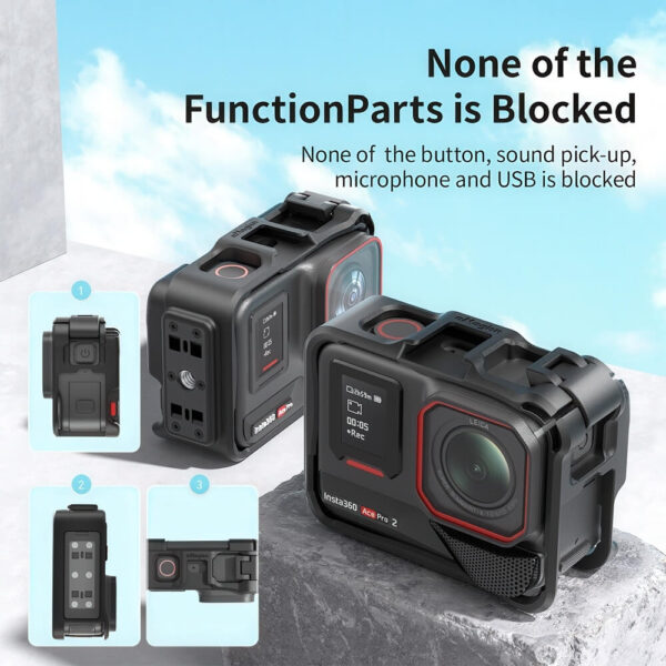 [289] Khung insta360 Ace Pro 2 / Ace Pro quay dọc Amagisn - Metroshop