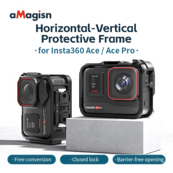 [289] Khung insta360 Ace Pro 2 / Ace Pro quay dọc Amagisn - Metroshop