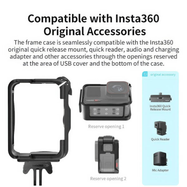 [289] Khung insta360 Ace Pro 2 / Ace Pro quay dọc Amagisn - Metroshop