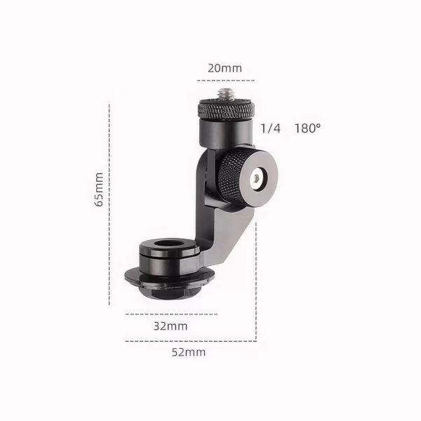 [147] Mount gắn insta360 - Action Cam cổ ti xe đạp - Metroshop