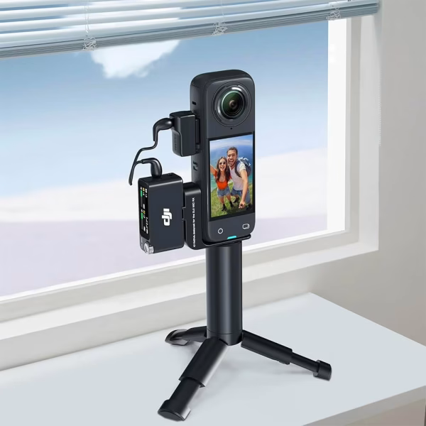 [703] Ngàm gắn DJI Mic 2 / Mini lên insta360 X5 / X4 Cynova - Metroshop