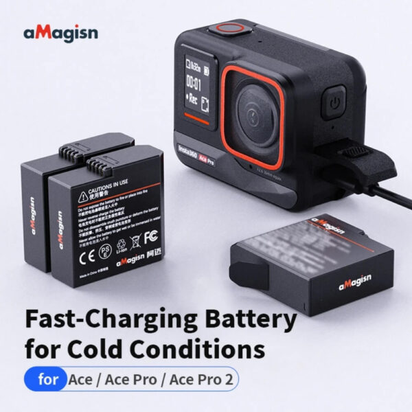 [188] Pin insta360 Ace Pro 2 & Ace Pro 1800mAh aMagisn - Metroshop