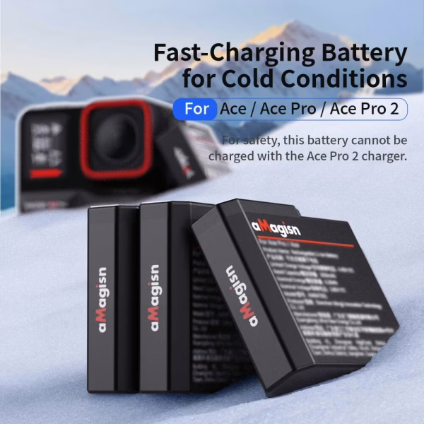[188] Pin insta360 Ace Pro 2 & Ace Pro 1800mAh aMagisn - Metroshop