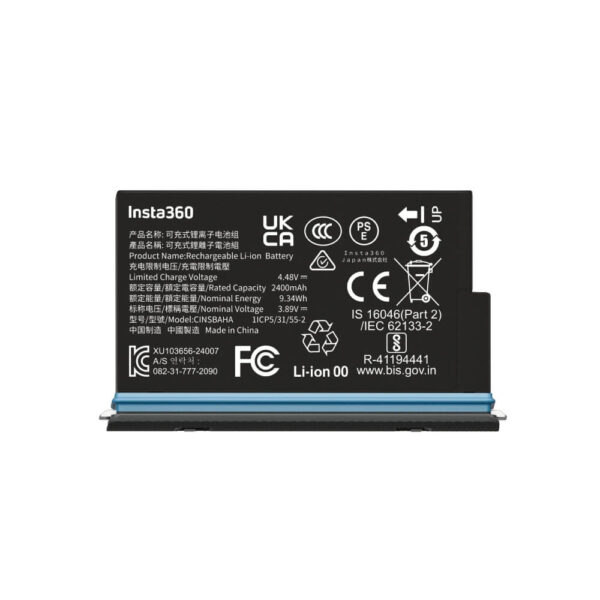 [643] Pin Insta360 X5 Battery 2400mAh chính hãng - Metroshop