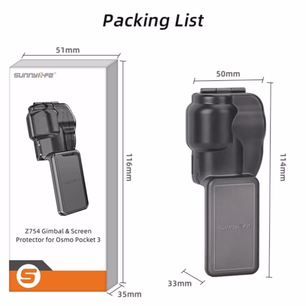 [514] Vỏ bảo vệ DJI Osmo Pocket 3 Sunnylife Z754 - Metroshop