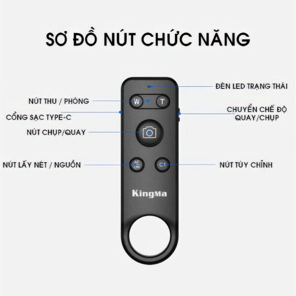 [183] Remote máy ảnh Sony Nikon Canon Kingma KM-RC01 - Metroshop